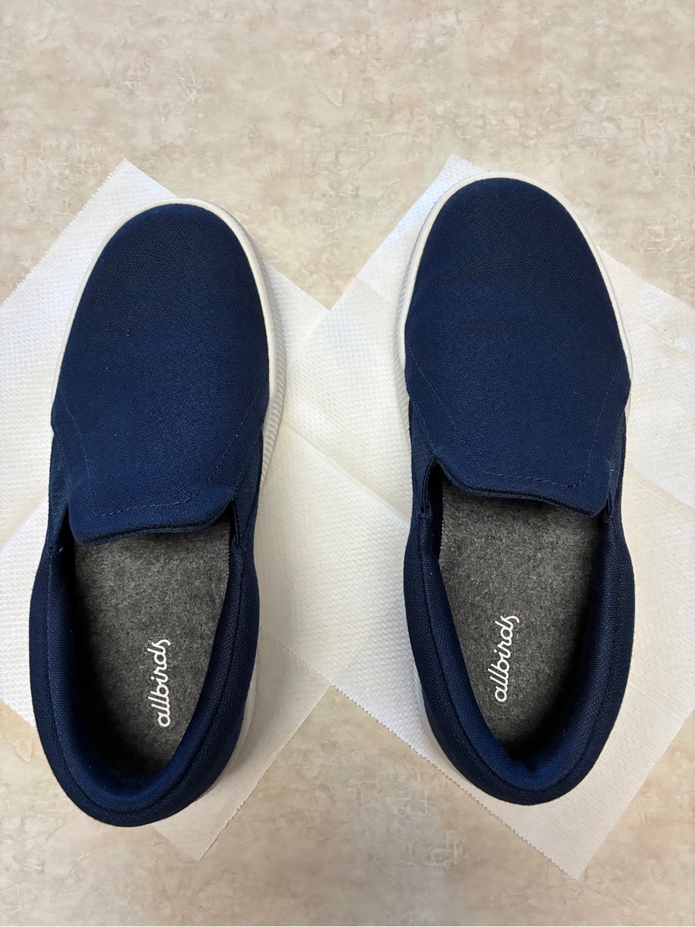 allbirds women’s Navy Slip-On Loafers